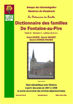 Dictionnaire des familles de Fontaine-au-Pire Tome II (E-L)