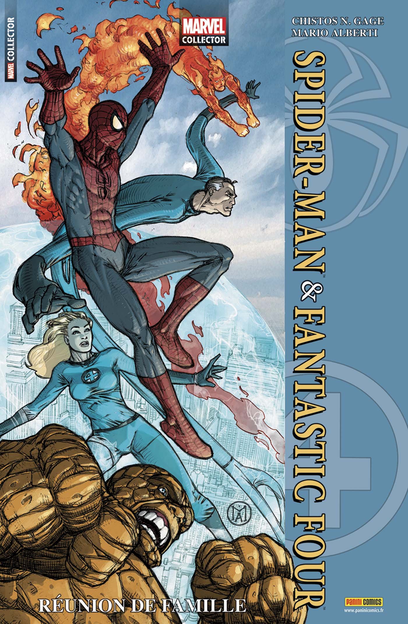 Marvel Collector 1 spider-man & fantastic four